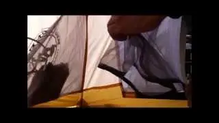 #3 Inside the ultra lite Big Agnes fly creek 2 . Part 3 of 3..
