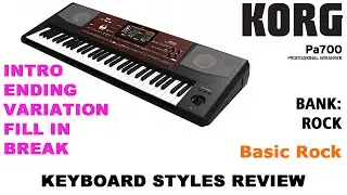 KORG PA700 STYLE - ROCK - Basic Rock