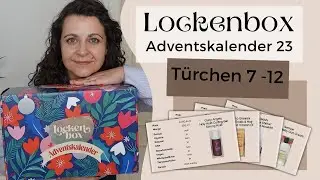 ➰Lockenbox Adventskalender 23➰ Teil 2 ~ Türchen 7-12 ~ Curly Hair Methode ~ Wavytales