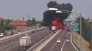 Italy Highway Explosion