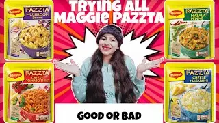 Trying all Flavours of Maggie Pasta || maggie suji pasta || maggie pasta || #maggie #pasta #pazzta