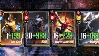 Blade Luke Cage Superior Spider man Spectrum Unity MARVEL DUEL