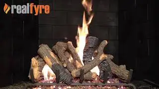 Real Fyre Charred Oak Stack Log Set