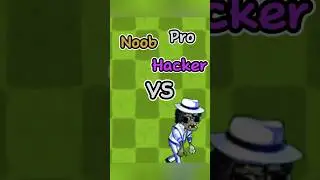 PVZ Fusion - Noob vs Pro vs Hacker - Speedy Dancing Zombie #pvz #memes #shorts
