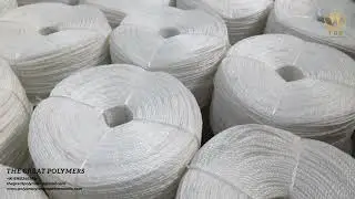 Elevate Your Craft: Explore 3mm White Polypropylene Rope Creations #ropemanufacturing #ropes