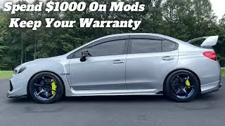 How to spend $1000 on WRX STI warranty friendly mods