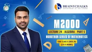 ALGEBRA PART 5 (Q43 - Q50) - Tamil | CBSE X 2026