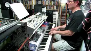 Bach Goldberg Variation Aria with Roland Fantom G8