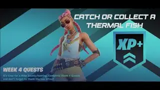 How to Catch or Collect a Thermal Fish - Fortnite Week 4 Season Quest