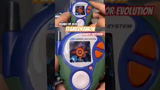 #veemon evoluciona a flamedramon en #digivice25th #digivice #bandai #digimon #digimonlatino