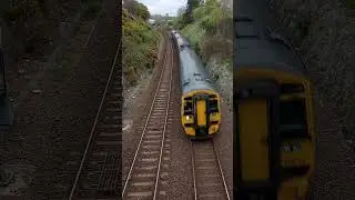 158715 and 158741 working 1H71 from Aberdeen to Inverness #shorts #train #class158 #subscribe.