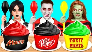 Кулинарный Челлендж: Уэнсдей vs Вампир vs Зомби | Кухонные Войны от DaDaDa Challenge