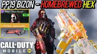 *NEW* LEGENDARY PP19 BIZON HOMEBREWED HEX BLUEPRINT + NIKTO URBAN OCCULT Voice Lines | COD MOBILE
