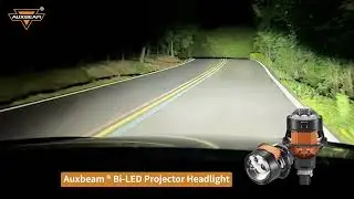 Прожекторный налобный фонарь Auxbeam&reg; 2,5 дюйма мощностью 100 Вт с двумя светодиодами и тремя лин...