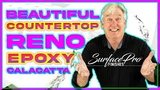 Its Epoxy Countertop step by step instructions - New Calacatta Epoxy Kitchen Countertop.