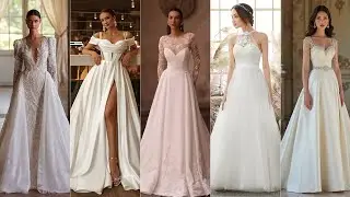The World's Most Beautiful Wedding Dresses 2026 Embroidered Wedding Guest Dress #weddingdress