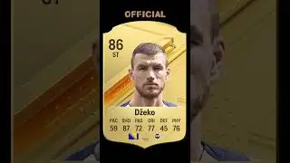 Edin Dzeko - Official Rating VS Current Form Rating #like #subscribe