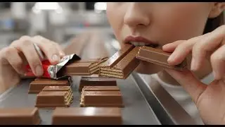 Inside the KitKat Factory: How 8 Million Chocolate Bars Are Made Daily | Full Production Process