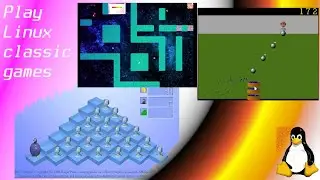 Playing Linux classic games in modern system | BumpRace | Mad Bomber | Black Penguin