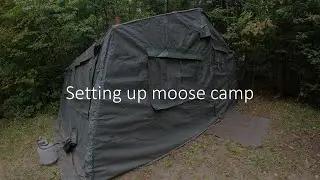 setting up moose camp