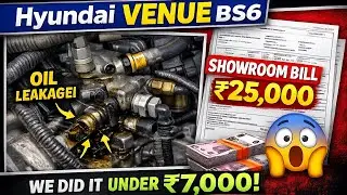 Hyundai Venue BS6 Engine Oil Leak 😱 | Showroom ₹25,000 Bill vs ₹7,000 Repair