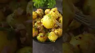 Spicy Indian baby potatoes salad #potatosalad #Indianpotatosalad #spicypotatosalad #Indiansalad