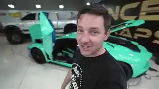 INSANE LOUD TIFFANY BLUE LAMBORGHINI HURACAN | How I Wrapped It | VLog Nr. 1