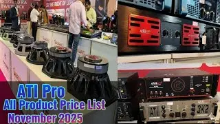 ATI Pro speaker price and amplifier price November 2025 Jaipur DJ expo