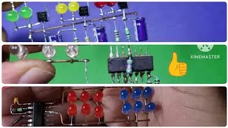 (New)Top 3 Most Popular Led Flasher Circuit Using BC547 LM324 CD4060 @Shaktitechshakti