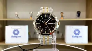 Xship.vn: Highlights | Citizen Quartz Black Dial Men Watch BF2018-52E
