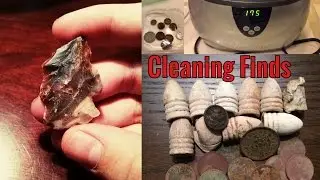 How To Clean Metal Detecting Finds - Coins, Relics, Artifacts + Quick Dig