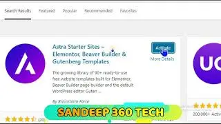 How to Design Electric Services Website Using WordPress Astra Theme Telugu,#SanDeep360Tech