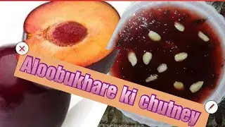 # aloobukhare ki khatimethi chutney
