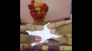 Making band - aid with paper