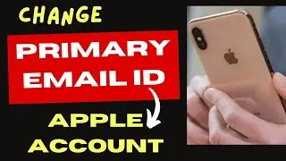 Change Apple Account primary email address on iPhone