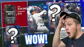 I PULLED 3 DIAMONDS!? *NEW* FINEST SET 2 CARDS... MLB THE SHOW 19 DIAMOND DYNASTY