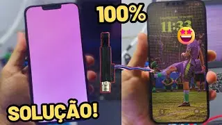 COMO RESOLVER! IPHONE 13 PRO MAX TELA BRANCA OU TELA VERDE | ISQUEIRO MÁGICO | CHOQUE