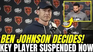BEN JOHNSON MAKES FINAL DECISION ON PLAYER SUSPENSION AND ENDS DRAMA | Bears news