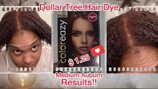 Dye your hair for the Lo-Lo. COLOR EAZY DOLLAR TREE MEDIUM AUBURN |HAIR DYE|