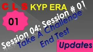 SESSION 04 : SESSION #01 BS- CLS , GRAMMER AND TRANSLATION. END TEST, END TEST