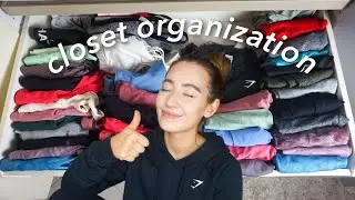 ORGANIZING MY CLOSET BECAUSE THE REST OF MY LIFE IS A MESS