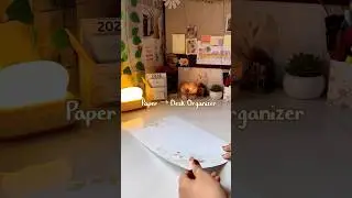Aesthetic Pen Stand DIY | DIY Pen & Pencil Holder| Minimal Desk Organizer DIY| Cardstock Paper Craft