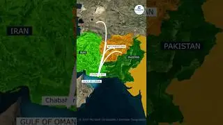 Iran's Chabahar Port Through Map in Animation | India Iran Relation | Isarel Iran War
