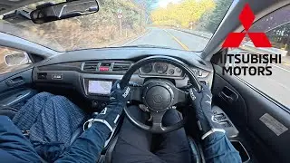 Mitsubishi Lancer Evolution IX MR GSR POV Drive｜首都高, 箱根峠