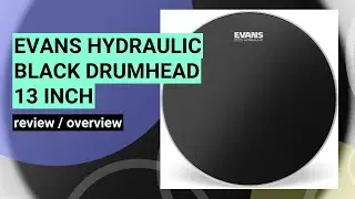 Evans Hydraulic Black Coated Snare Drum Head Review - Unmatched Vintage Sound!