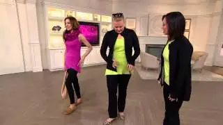 cee bee CHERYL BURKE Modal High Low V-neck Tank with Jayne Brown