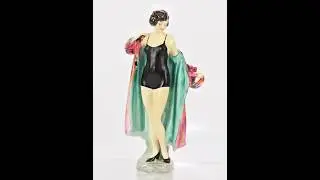 ROYAL DOULTON; very rare figurine, 'Bather', HN1708