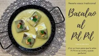 Cómo Hacer BACALAO AL PIL PIL🐟 ¡Con un TRUCO INFALIBLE para que quede PERFECTO!👌