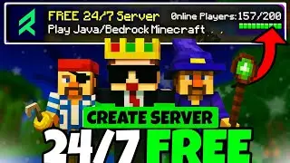 How To Make Free Minecraft Server 24x7 | Free 24/7 Minecraft Hosting😍