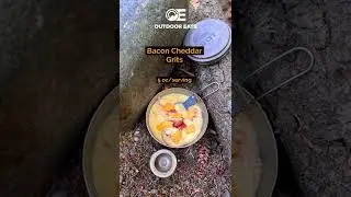 Bacon Cheddar Grits w/ Jiffy | Fast, easy, lightweight | Hiking, Camping, Backpacking Meals  Recipes